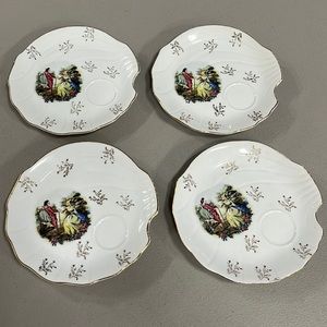 Royal Romance Snack plates by Arnart